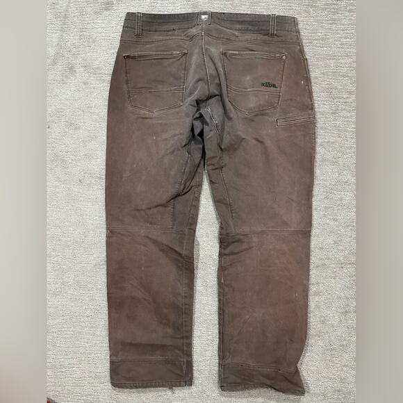 KUHL Men’s RYDR Jeans / Pants Size 38x32 in Dark Khaki - Picture 2 of 8